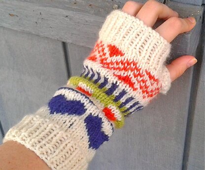 Whimsy of the Heart Fingerless Gloves