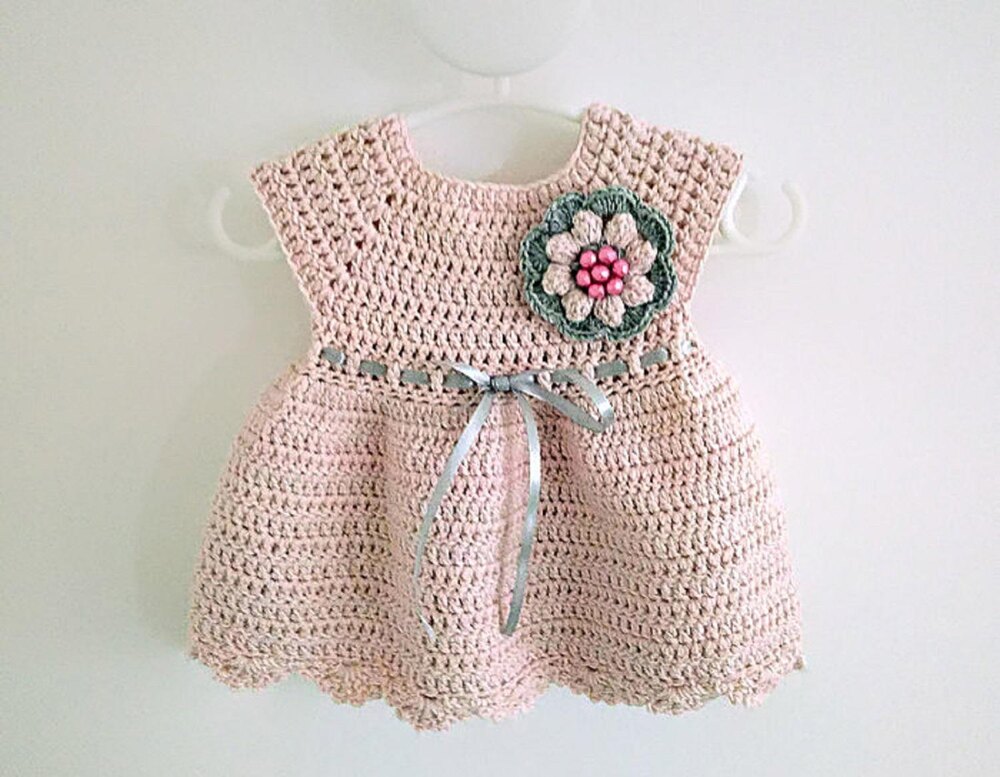 white christmas dresses 70s Juliet Sleeve Crochet Dress