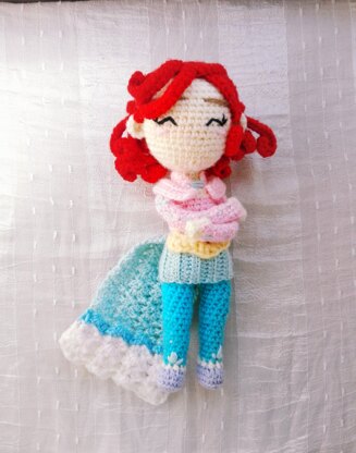 The Space Princess: Aurora PDF Amigurumi Pattern English