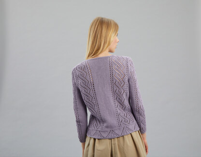 Zarah - Cardigan Knitting Pattern For Women in Debbie Bliss Piper