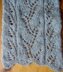 Vine Lace and Leaf panel scarf