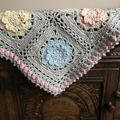 Rebekah's Flower Baby Blanket