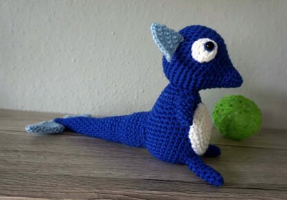 Amigurumi Häkelanleitung für den Seedrachen Luca ♥