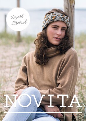 Leoparden Stirnband in Novita - Downloadable PDF