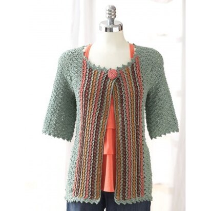 Crochet Jacket in Patons Grace - Downloadable PDF