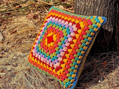 Happy Spring Granny Cushion