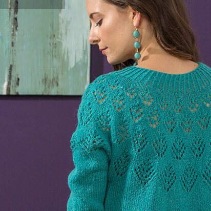 In The Pines Pullover in Universal Yarn Finn - Downloadable PDF