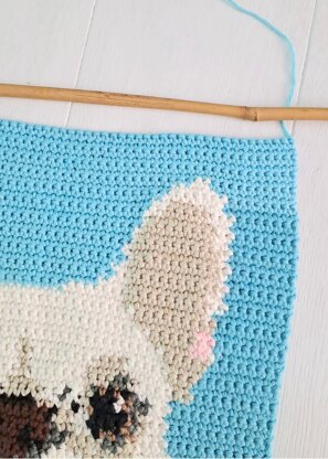 French Bulldog Tapestry Wall Hanging