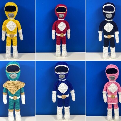 6 Power Ranger Crochet Patterns