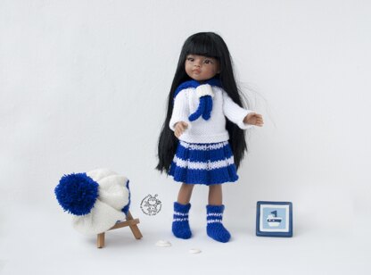 Sailor outfit for 13-14 inch dolls