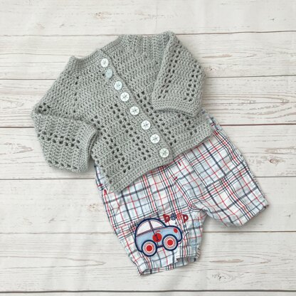 Baby Cardigan Crochet Pattern #499