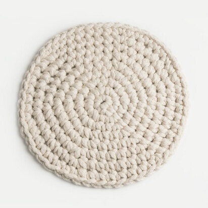 Round Lake Rug in Blue Sky Fibers - 201833 - Downloadable PDF Woolstok Jumbo