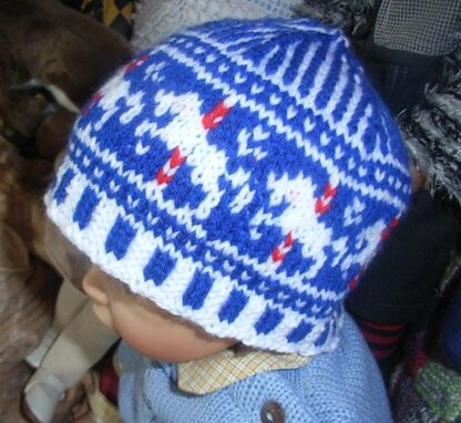 Carousel baby beanie