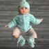 Bonnie Baby Cardigan Hat and Booties Set
