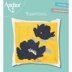 Anchor Floral Cushion Punch Needle Kit