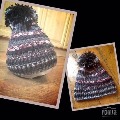 A Midwinter's Swirl Hat