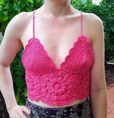 Crochet Pattern - Daria Halter Top