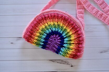 Rainbow Around My Shoulder Purse