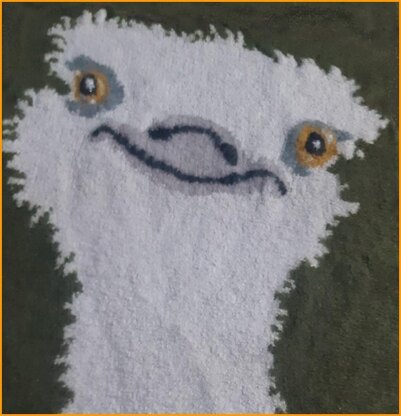 Ostrich rug