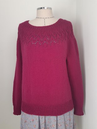 Parenzo Circular Yoke Lace Sweater