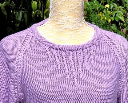 Twist Stitch Panel Sweater