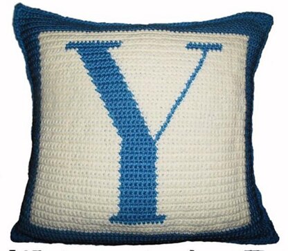 Letter Y Throw Pillow