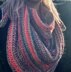 Rustic ridges triangle scarf