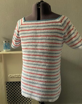 Nautical Stripe Raglan Shirt