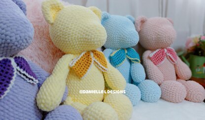 Faceless Teddy bear plush