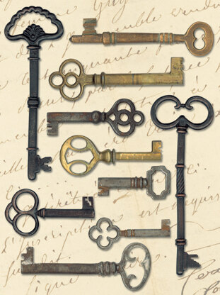K&Company Life's Journey Metal Art - Keys
