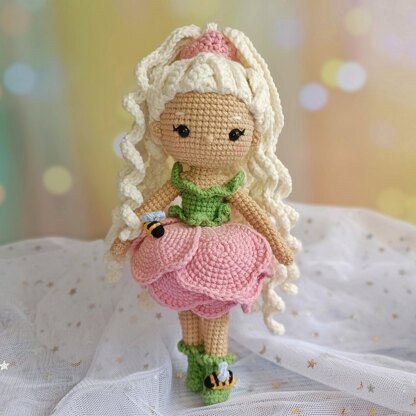 Peonia the Peony Doll