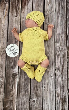 'Cherub' 3 piece romper set