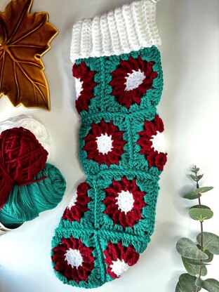 Poinsettia Stocking