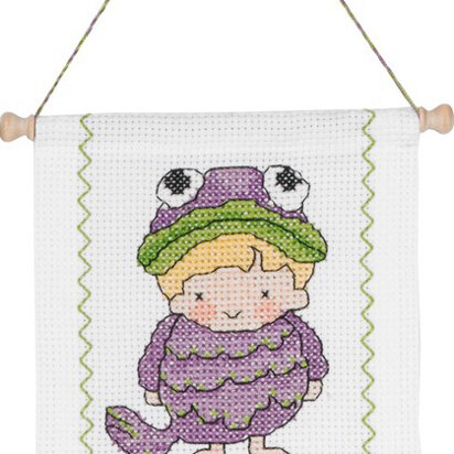 Permin Pisces Baby Star Sign Cross Stitch Kit