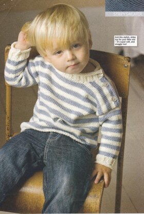 Simple Striped Jumper ages 3-24 months