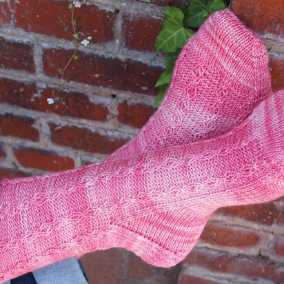 Not Just Boring Chick Socks - knitting pattern