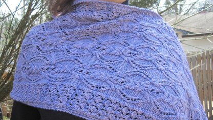 Ely Cable Lace Shawl