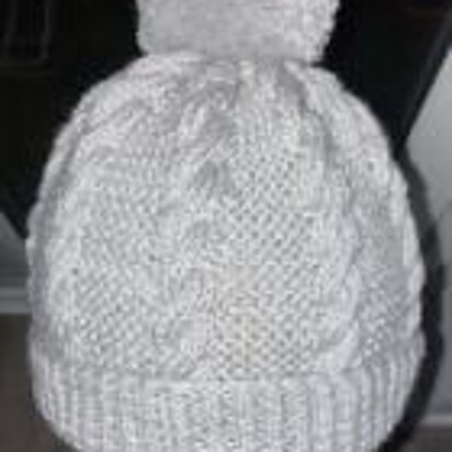 Twisted Cables Hat - knitting pattern