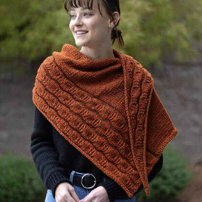 Honey Rye Shawl