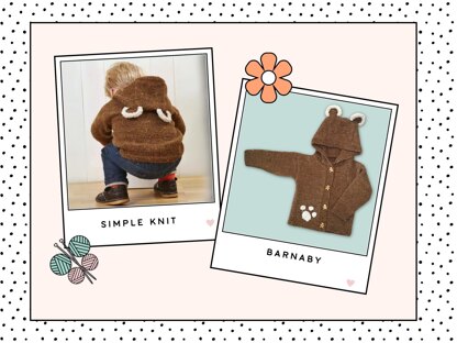 Barnaby Bear Hooded Cardigan