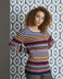 Neo Stripe Fairisle Jumper - Sweater Knitting Pattern For Women in MillaMia Naturally Soft Merino by MillaMia