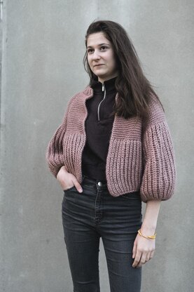 Pink sheep cardigan