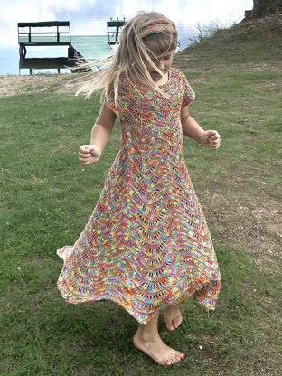 Rainbow Dress For Little Miss