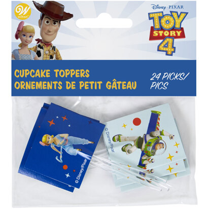 Wilton Disney Pixar Toy Story 4 Cupcake Toppers, 24-Count