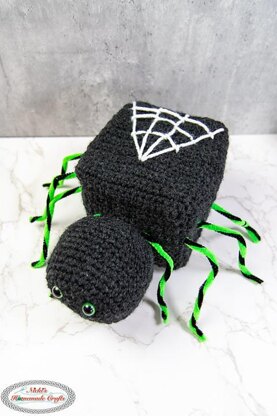 Spider Tissue Box Cover