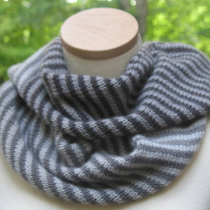 Endless Ombre Cowl in Jade Sapphire Mini Ombre Collection - Downloadable PDF