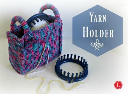 Loom Knitting Patterns Yarn Holder Bag Purse by Loomahat