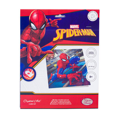 Crystal Art Spiderman Card Diamond Painting Kit