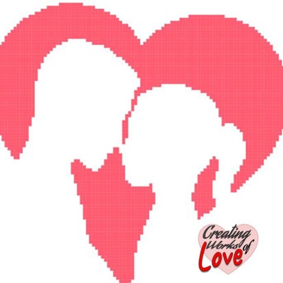 Lovers In Heart Silhouette Graphgan
