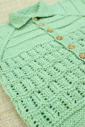 Heirloom Baby Cardigan in Imperial Yarn Tracie Too - F03 - Downloaded PDF